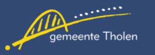De portal naar het gemeentehuis van de gemeente Tholen